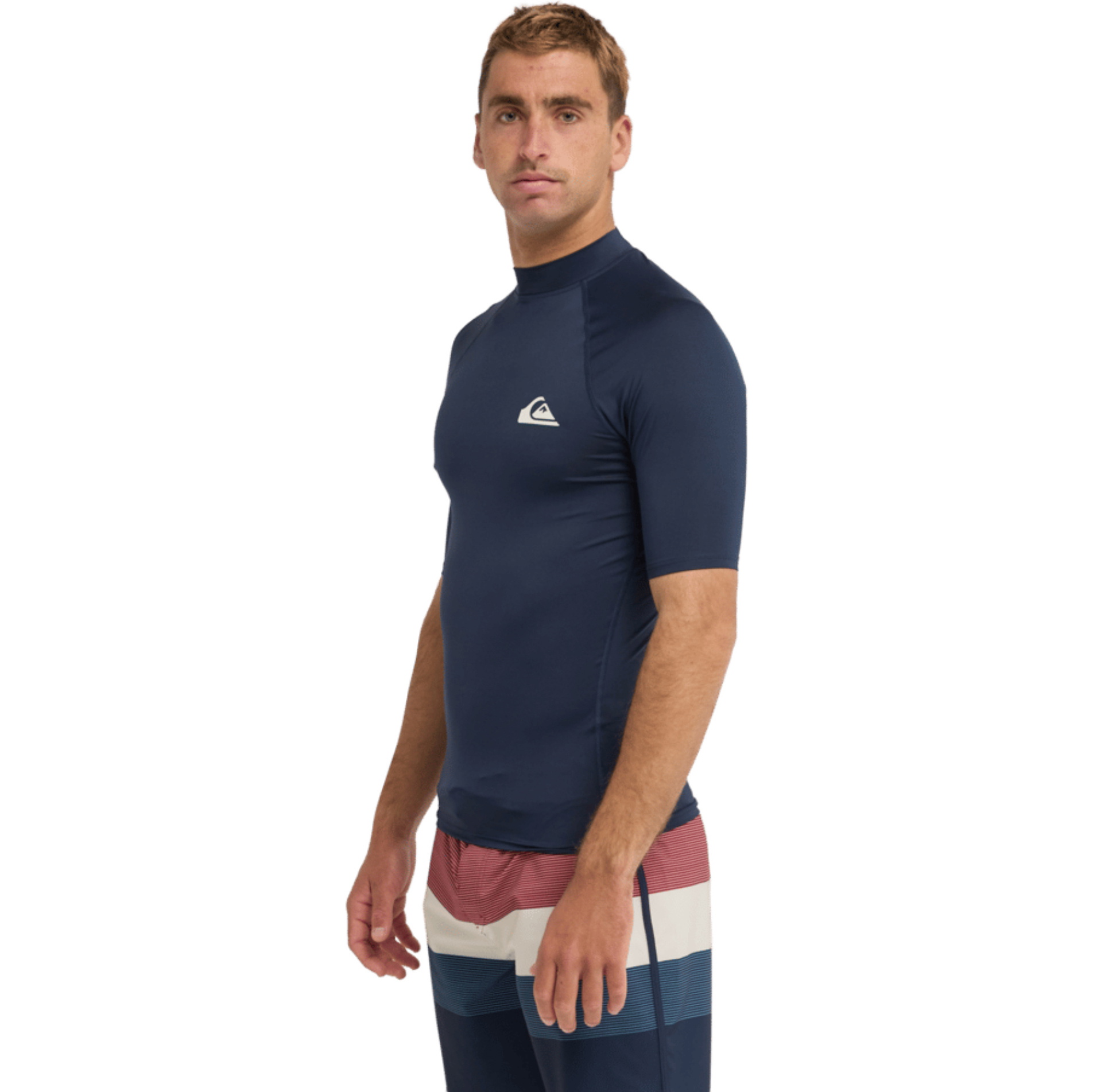2026 Quiksilver Mens Everyday UPF50 Short Sleeve Rash Vest AQYWR03130 - Dark Navy